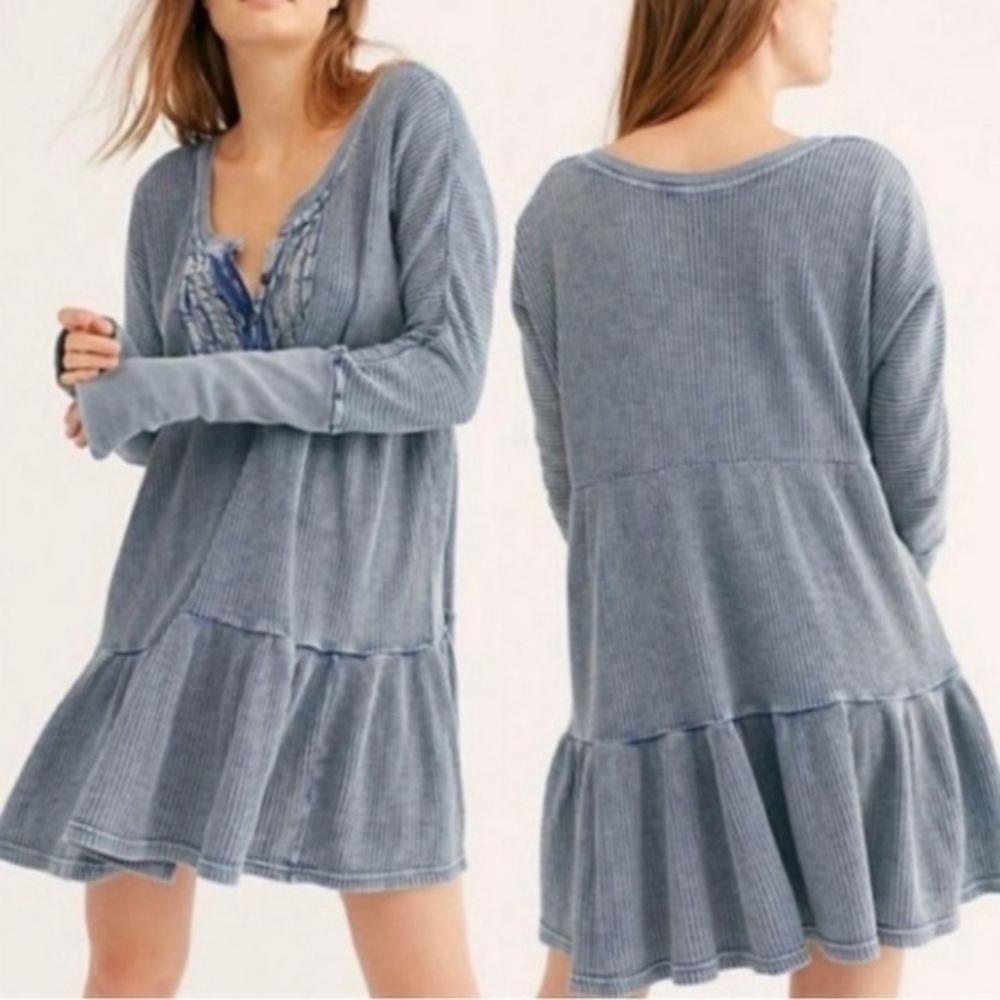 Free People Jolene Waffle Dress